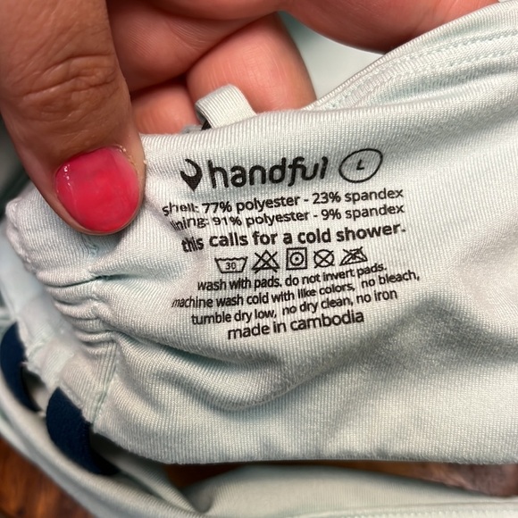 HANDFUL BRAND WORK OUT BRA LARGE - Picture 8 of 13